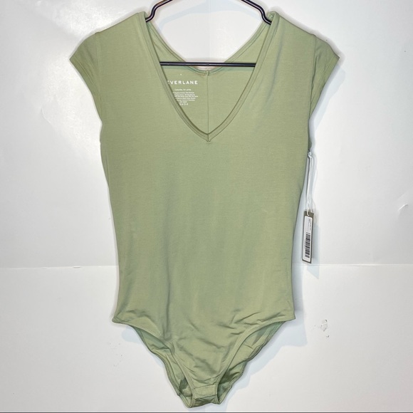 Everlane Bodysuit Small v neck layering - Picture 3 of 8